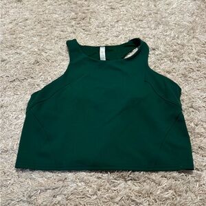 Lululemon Athletica Forest Green Crop Top